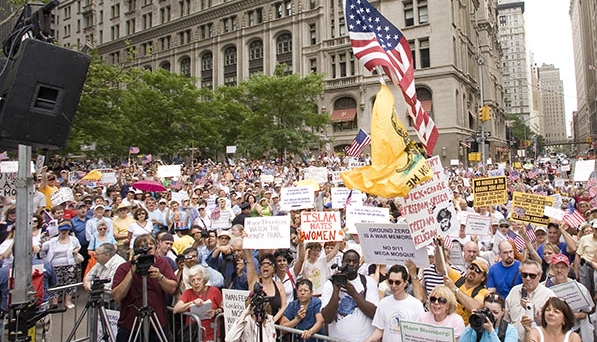 Thousands upon Thousands Protest 911 Mega Mosque at Ground Zero: “Not Now, Not Ever!”